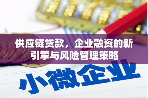德格供应链贷款，企业融资的新引擎与风险管理策略