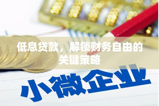 德格低息贷款，解锁财务自由的关键策略