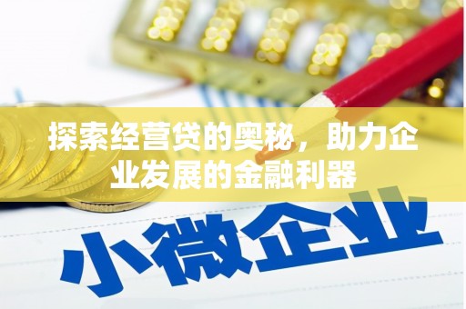 德格探索经营贷的奥秘，助力企业发展的金融利器