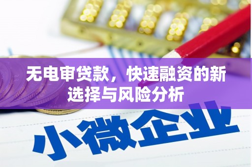 德格无电审贷款，快速融资的新选择与风险分析