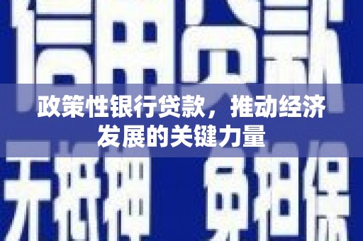 德格政策性银行贷款，推动经济发展的关键力量