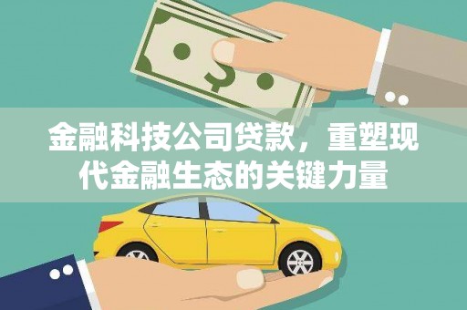 德格金融科技公司贷款，重塑现代金融生态的关键力量