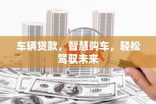 德格车辆贷款，智慧购车，轻松驾驭未来