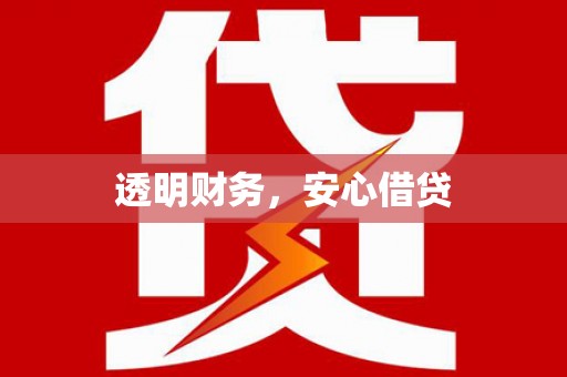 德格透明财务，安心借贷